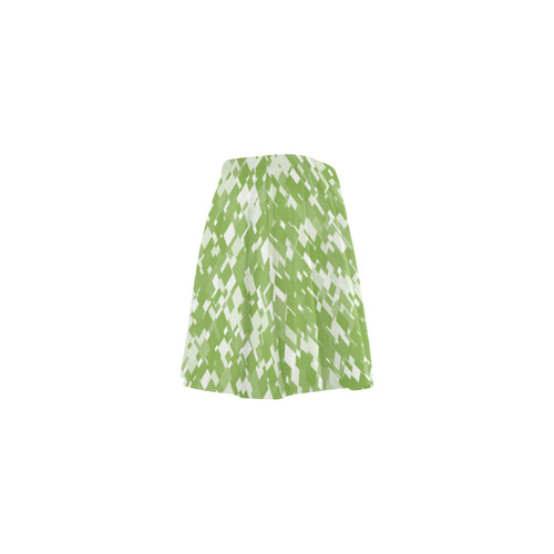 Greenery Pixels Mini Skating Skirt (Model D36)