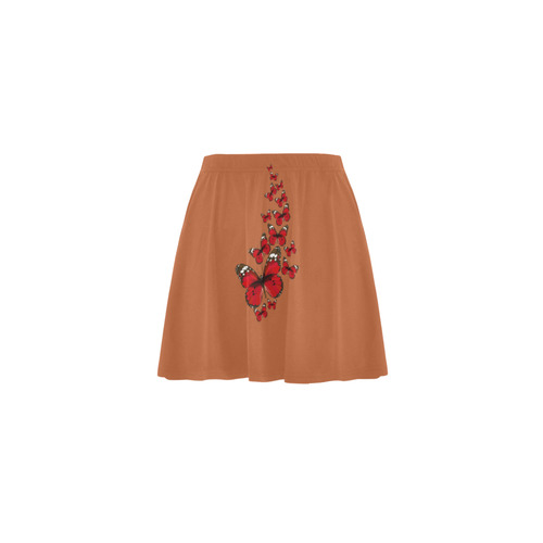 mariposas vectorizadas Mini Skating Skirt (Model D36)