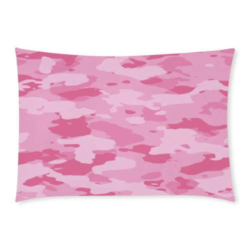Pink Camo Custom Rectangle Pillow Case 20x30 (One Side)