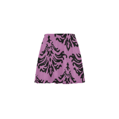 Bodacious Damask Mini Skating Skirt (Model D36)