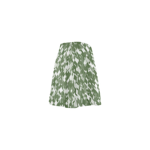 Kale Pixels Mini Skating Skirt (Model D36)
