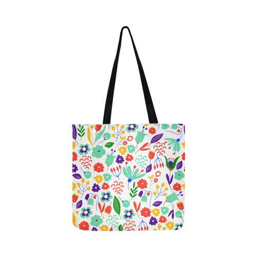 Cute Floral Pattern Reusable Shopping Bag Model 1660 (Two sides)