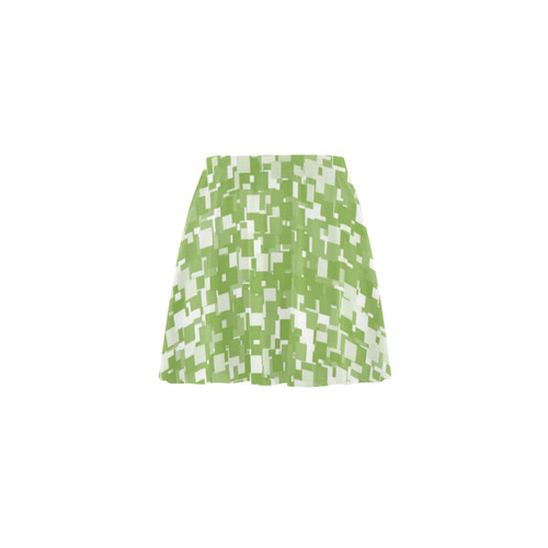 Greenery Pixels Mini Skating Skirt (Model D36)