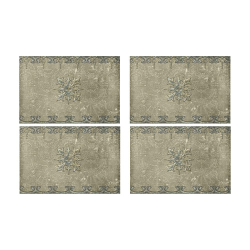 Elegant design with cross Placemat 12’’ x 18’’ (Set of 4)