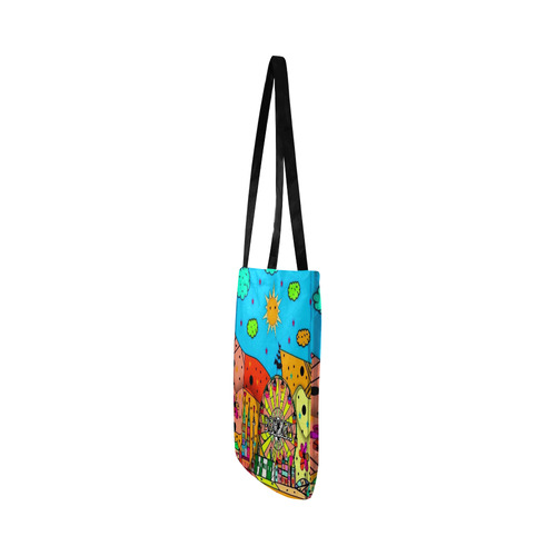 Bremen Popart by Nico Bielow Reusable Shopping Bag Model 1660 (Two sides)