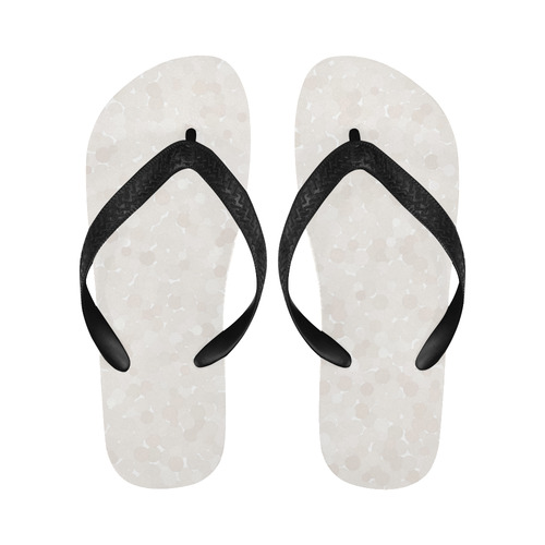 Bridal Blush Bubbles Flip Flops for Men/Women (Model 040)