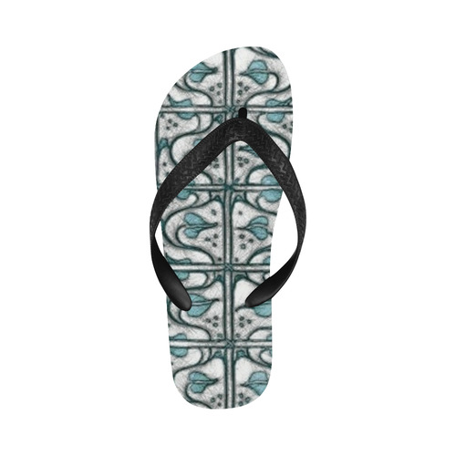 Leaf and Vines Flip Flops for Men/Women (Model 040)