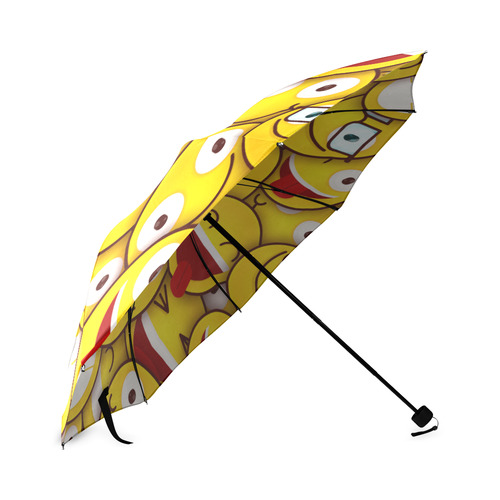 I Love Your Smile Emojis Foldable Umbrella (Model U01)