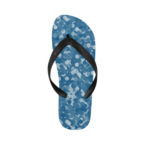 Snorkel Blue Bubbles Flip Flops for Men/Women (Model 040)