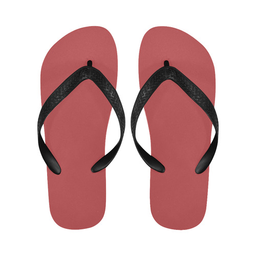 Cranberry Flip Flops for Men/Women (Model 040)