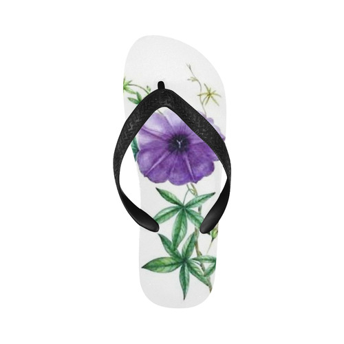 Morning Glory Flip Flops for Men/Women (Model 040)