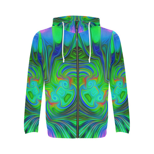 sd hipphipp All Over Print Full Zip Hoodie for Men (Model H14)