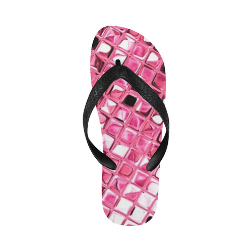 Metallic Pink Flip Flops for Men/Women (Model 040)