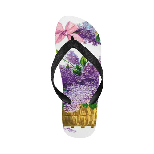 Lilacs Flip Flops for Men/Women (Model 040)