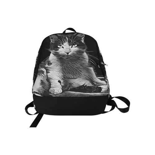 FUNNY CAT Fabric Backpack for Adult (Model 1659)