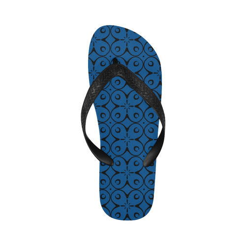 My Lucky Day Lapis Blue Flip Flops for Men/Women (Model 040)