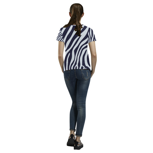 ZEBRA All Over Print T-Shirt for Women (USA Size) (Model T40)