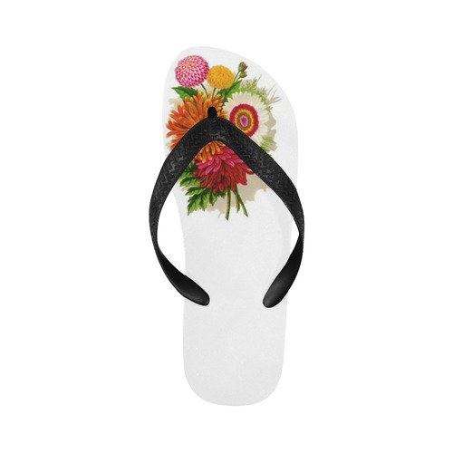 Chrysanthemums Flip Flops for Men/Women (Model 040)