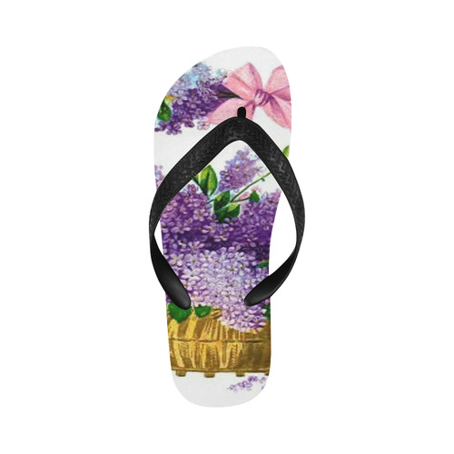 Lilacs Flip Flops for Men/Women (Model 040)