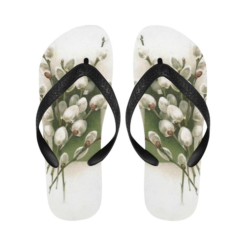 Pussy Willow Flip Flops for Men/Women (Model 040)