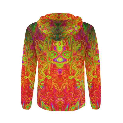 sdzu 299 All Over Print Full Zip Hoodie for Men (Model H14)