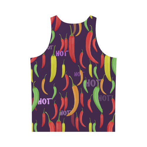 Hot peppar, chili All Over Print Tank Top for Men (Model T43)