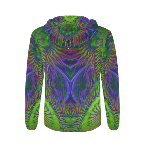 sd adlohk All Over Print Full Zip Hoodie for Men (Model H14)