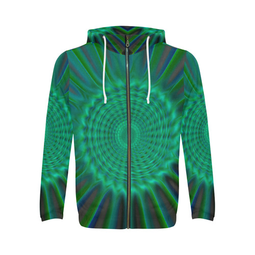 sdbs 44 All Over Print Full Zip Hoodie for Men (Model H14)