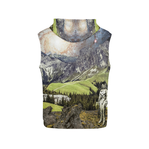 collage_IslandofLostSouls_gloriasanchez1 All Over Print Sleeveless Hoodie for Men (Model H15)