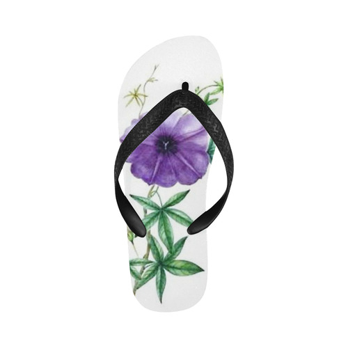 Morning Glory Flip Flops for Men/Women (Model 040)