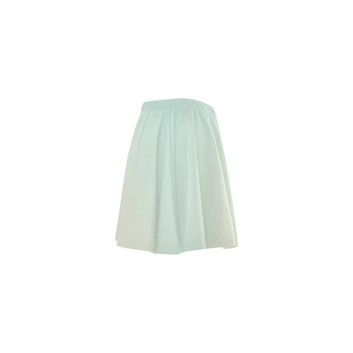 Pale-Turquoise-Tropical-Paradise-Ibiza-Island Mini Skating Skirt (Model D36)