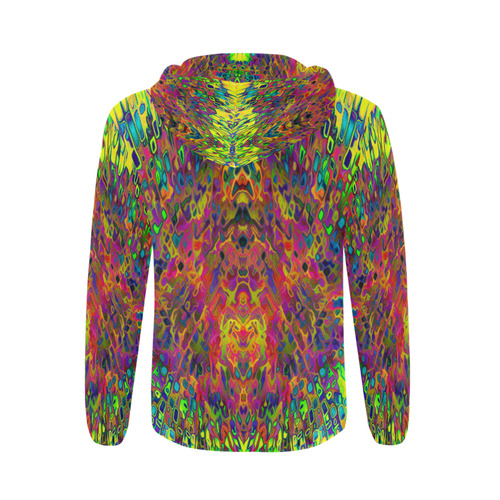 sd ay lecco All Over Print Full Zip Hoodie for Men (Model H14)