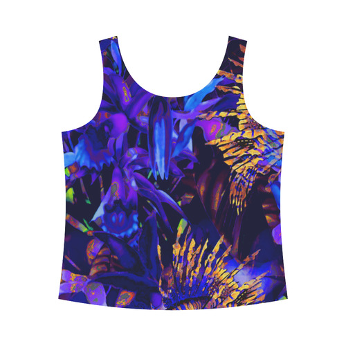 lionfish All Over Print Tank Top for Women (Model T43)