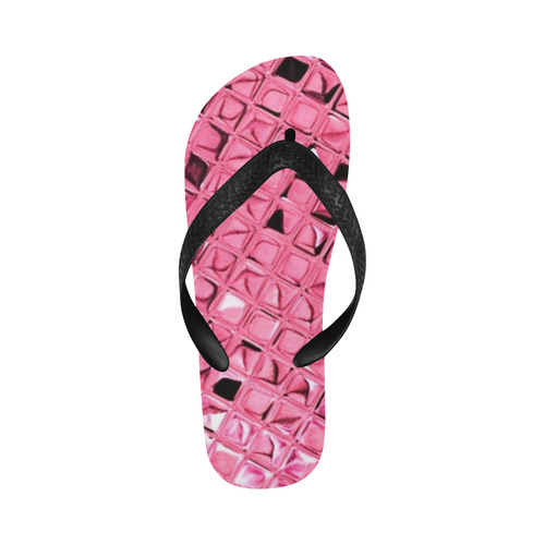 Metallic Pink Flip Flops for Men/Women (Model 040)