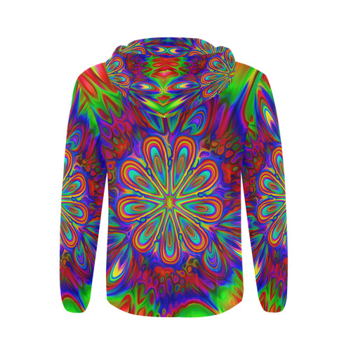 sd ausis All Over Print Full Zip Hoodie for Men (Model H14)