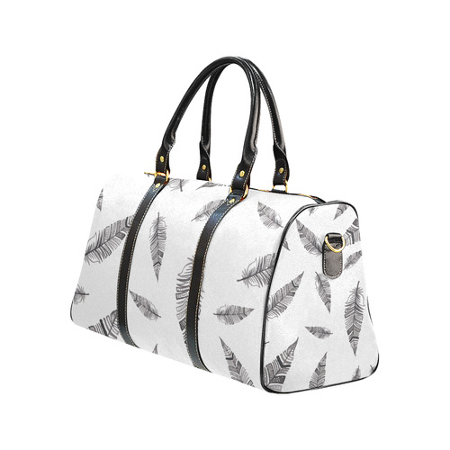 Falling Feathers New Waterproof Travel Bag/Small (Model 1639)