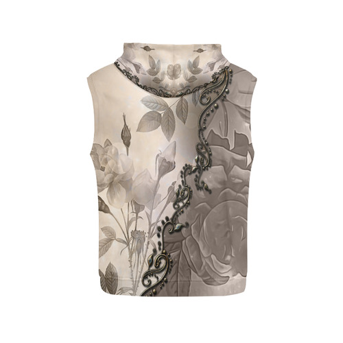 A touch of vintage All Over Print Sleeveless Hoodie for Men (Model H15)