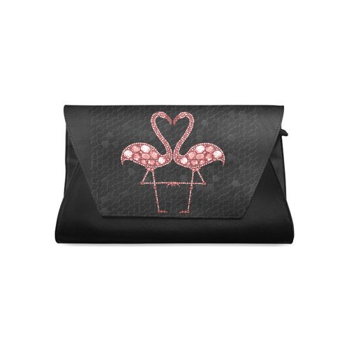 Pair of Flamingos Clutch Bag (Model 1630)