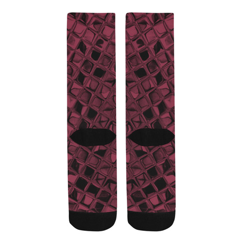 Metallic Valentine Trouser Socks