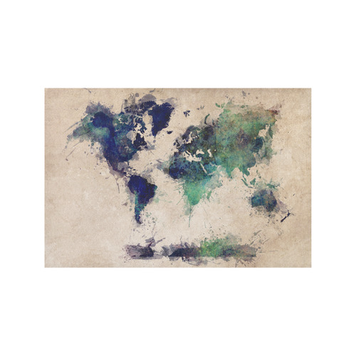 world map 20 Placemat 12’’ x 18’’ (Set of 4)