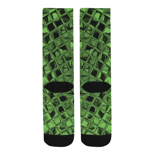 Metallic Green Flash Trouser Socks