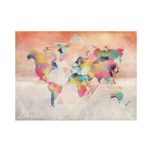 world map Placemat 14’’ x 19’’ (Set of 4)