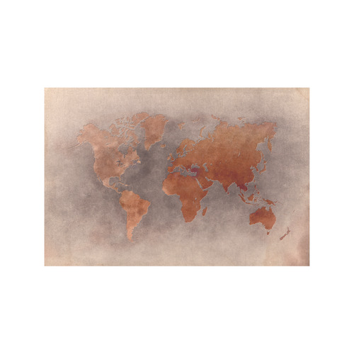 world map 29 Placemat 12’’ x 18’’ (Set of 4)