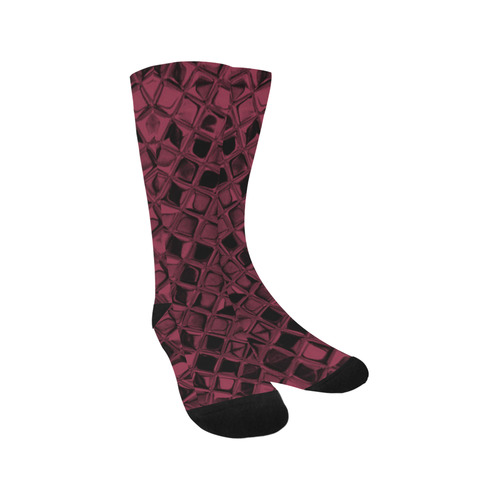 Metallic Valentine Trouser Socks