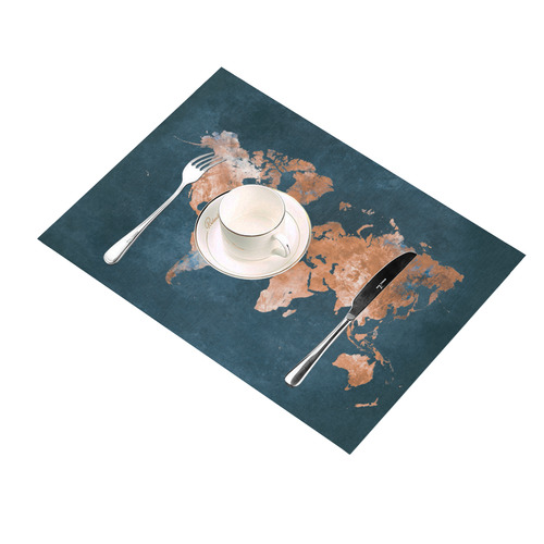 world map Placemat 14’’ x 19’’