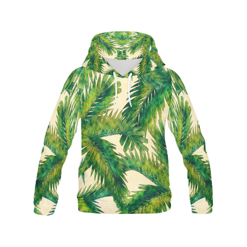 palms All Over Print Hoodie for Women (USA Size) (Model H13)