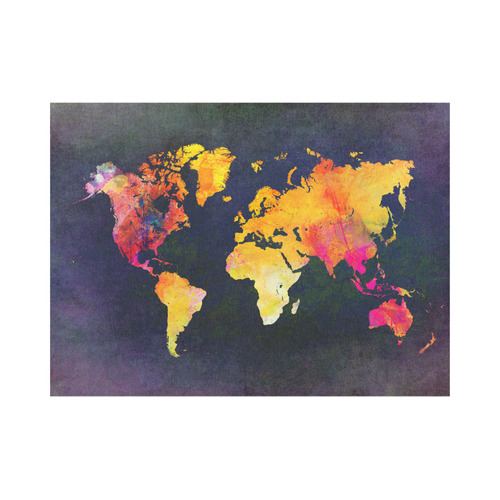 world map 31 Placemat 14’’ x 19’’ (Set of 4)