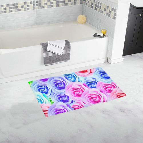 Closeup Colorful Rose Texture Background In Pink Purple Blue Green Bath Rug 16 X 28 Id D1645732 - Purple And Green Bath Rug Closeup Colorful Rose Texture Background In Pink Purple Blue Green Bath Rug 16 X 28 Id D1645732 - Purple And Green Bath Rug
