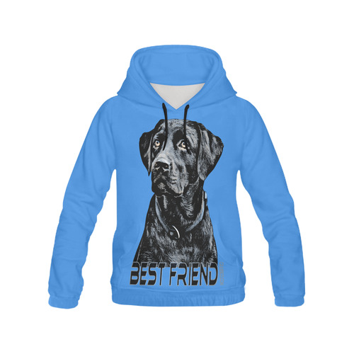 LABRADOR BEST FRIEND IV All Over Print Hoodie for Men (USA Size) (Model H13)