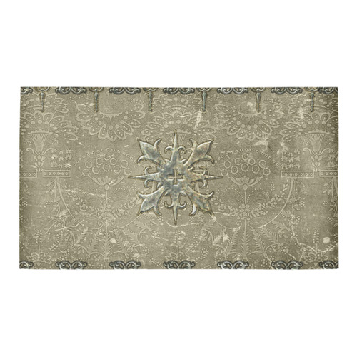 Elegant design with cross Bath Rug 16''x 28''